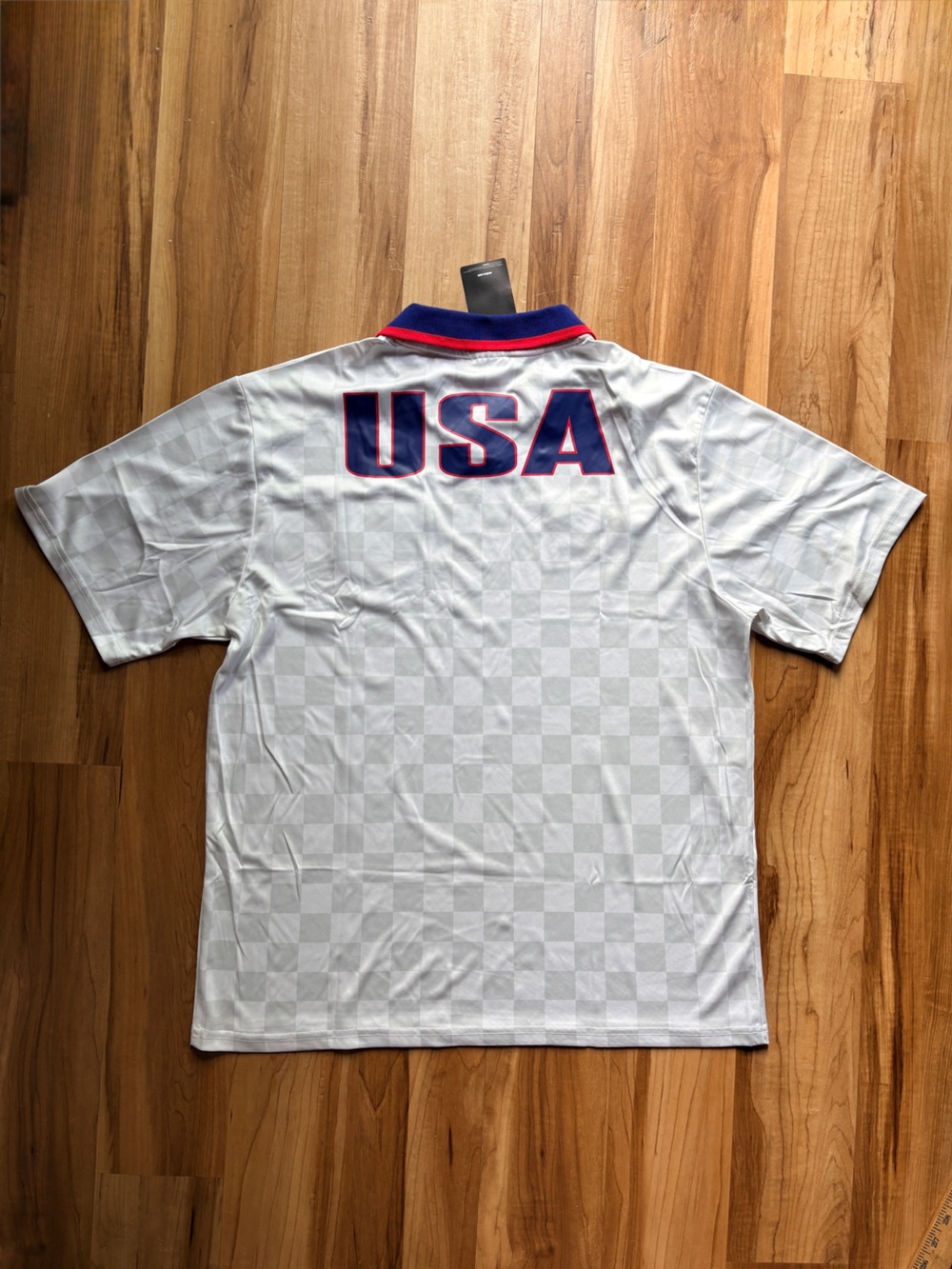 Umbro White USA Soccer Shirt with Red & Blue Accents Medium - Picture 2 of 8